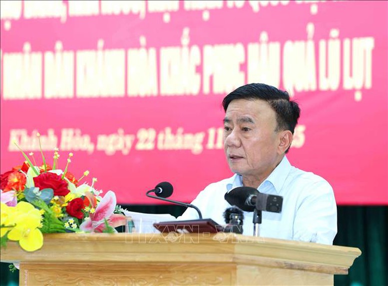 Thường trực Ban Bí thư chỉ đạo công tác khắc phục hậu quả mưa lũ- Ảnh 1. Thường trực Ban Bí thư chỉ đạo công tác khắc phục hậu quả mưa lũ- Ảnh 1.