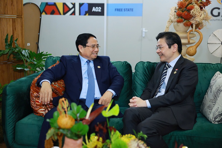 Thủ tướng Phạm Minh Chính gặp Thủ tướng Singapore- Ảnh 2.