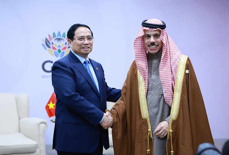 Thủ tướng Phạm Minh Chính tiếp Bộ trưởng Ngoại giao Saudi Arabia- Ảnh 1.