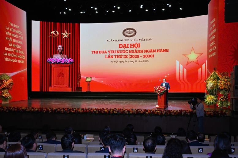 Thủ tướng: Ngành Ngân hàng cần "kiến tạo - đồng hành - chia sẻ - linh hoạt - vì dân - hiệu quả"- Ảnh 3.