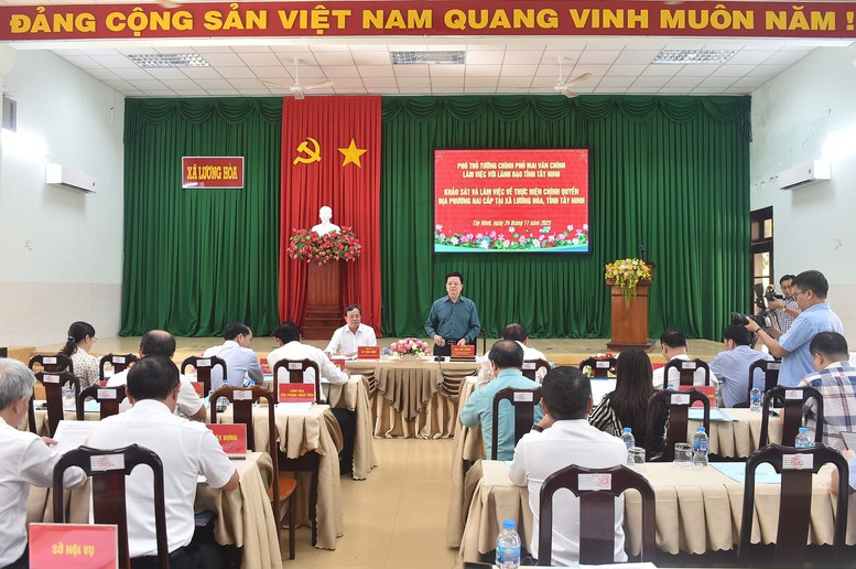 Phó Thủ tướng Mai Văn Chính khảo sát và làm việc về thực hiện chính quyền địa phương 2 cấp tại Tây Ninh- Ảnh 2.