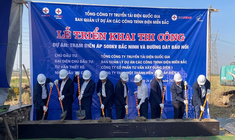 Triển khai thi công dự án trạm biến áp 500 kV Bắc Ninh và đường dây đấu nối- Ảnh 1. Triển khai thi công dự án trạm biến áp 500 kV Bắc Ninh và đường dây đấu nối- Ảnh 1.