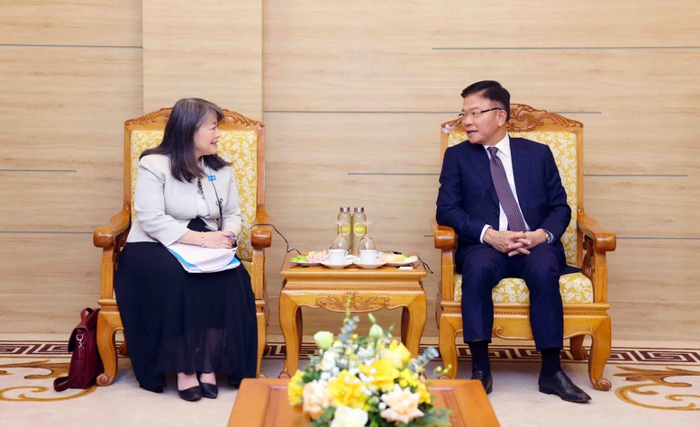 Phó Thủ tướng Lê Thành Long tiếp Giám đốc UNICEF khu vực Đông Á – Thái Bình Dương- Ảnh 2.