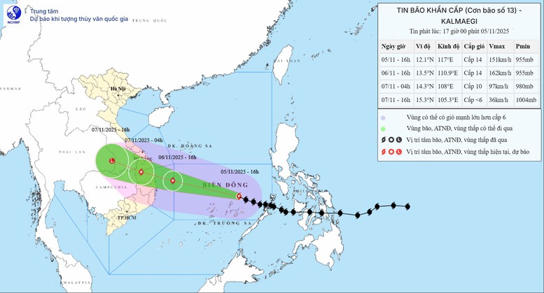 Bố trí lực lượng ứng trực sẵn tại tất cả các địa bàn trọng yếu ứng phó bão số 13- Ảnh 1.