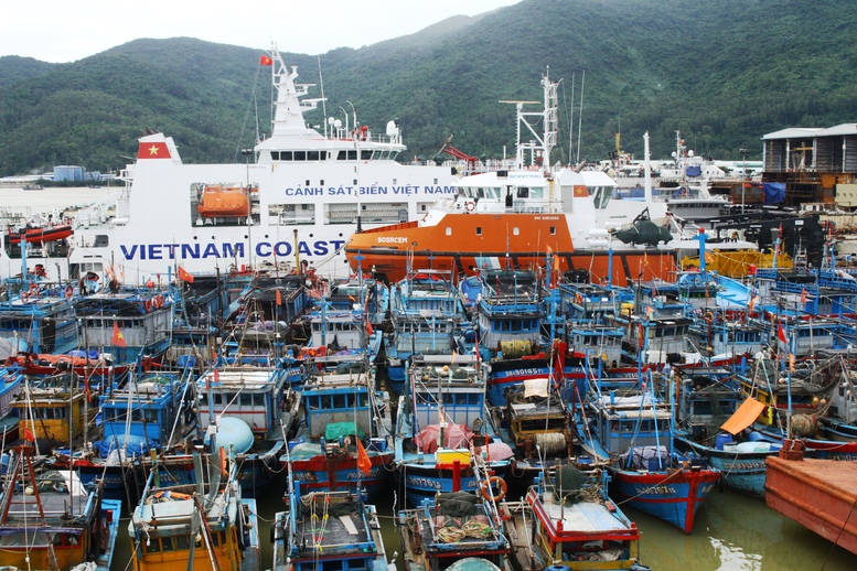 Chùm ảnh: Người dân miền Trung hối hả ứng phó bão số 13 (Kalmaegi)- Ảnh 7. Chùm ảnh: Người dân miền Trung hối hả ứng phó bão số 13 (Kalmaegi)- Ảnh 7.