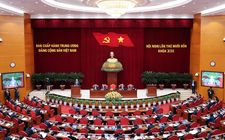 Thông cáo báo chí về ngày làm việc thứ nhất Hội nghị Trung ương 14 khóa XIII