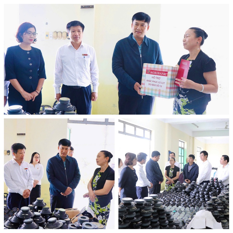 Agribank hỗ trợ khắc phục thiệt hại do mưa bão, đồng hành cùng người dân miền Trung vượt khó- Ảnh 3. Agribank hỗ trợ khắc phục thiệt hại do mưa bão, đồng hành cùng người dân miền Trung vượt khó- Ảnh 3.