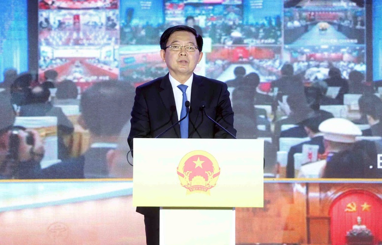 Chủ tịch Quốc hội Trần Thanh Mẫn: Biến thể chế pháp luật thành lợi thế cạnh tranh, 'đột phá của đột phá'- Ảnh 3. Chủ tịch Quốc hội Trần Thanh Mẫn: Biến thể chế pháp luật thành lợi thế cạnh tranh, 'đột phá của đột phá'- Ảnh 3.