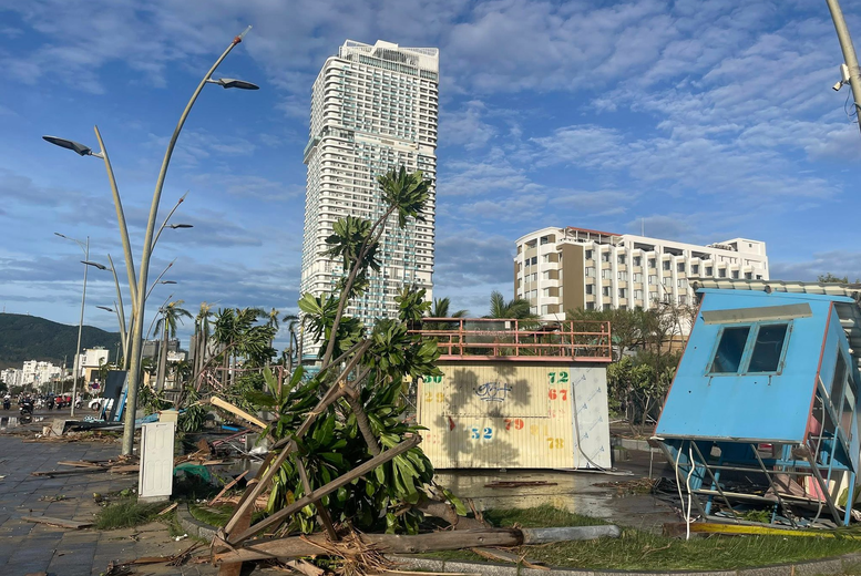 CHÙM ẢNH: Gia Lai khẩn trương ổn định cuộc sống người dân sau bão số 13- Ảnh 6. CHÙM ẢNH: Gia Lai khẩn trương ổn định cuộc sống người dân sau bão số 13- Ảnh 6.