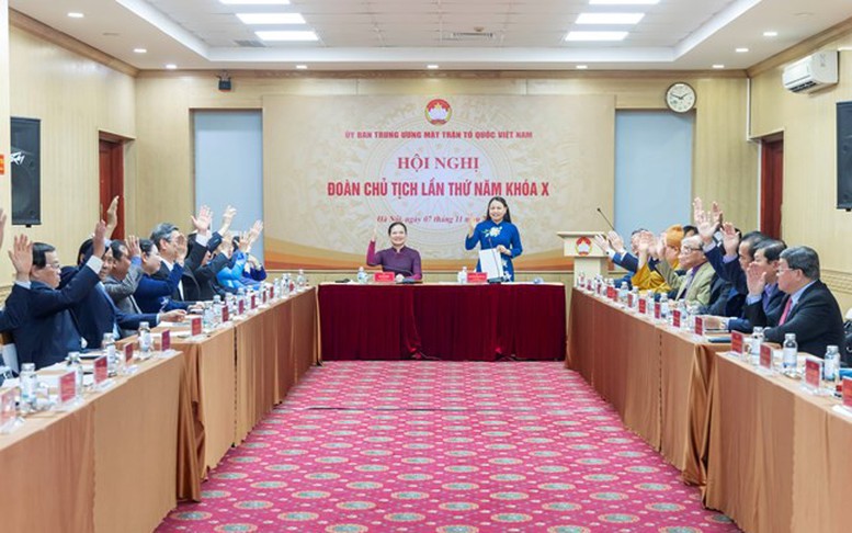 Hội nghị Đoàn Chủ tịch Ủy ban Trung ương MTTQ Việt Nam lần thứ 5, khóa X