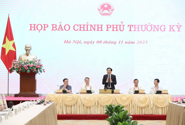 Họp báo Chính phủ thường kỳ tháng 10/2025- Ảnh 1. Họp báo Chính phủ thường kỳ tháng 10/2025- Ảnh 1.