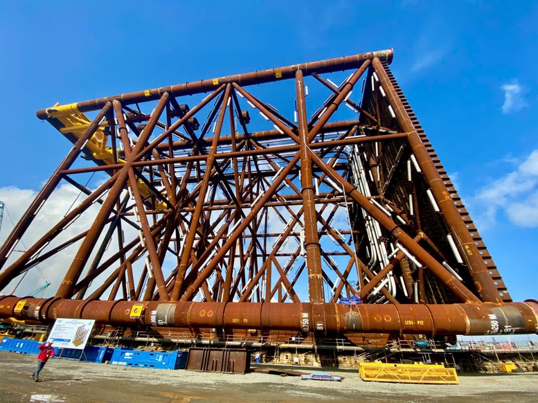 Petrovietnam gắn biển hạng mục trọng yếu Dự án Phát triển mỏ khí Lô B-Ô Môn- Ảnh 3. Petrovietnam gắn biển hạng mục trọng yếu Dự án Phát triển mỏ khí Lô B-Ô Môn- Ảnh 3.