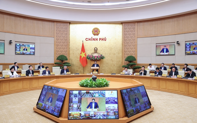 Thủ tướng chủ trì phiên họp Chính phủ tháng 10/2025 trực tuyến với các địa phương