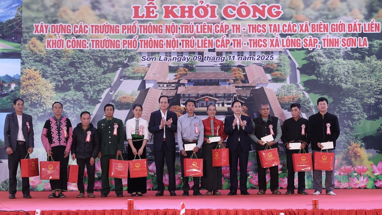 Khởi công Trường nội trú xã Lóng Sập - vun đắp tương lai từ vùng biên Tổ quốc- Ảnh 4.