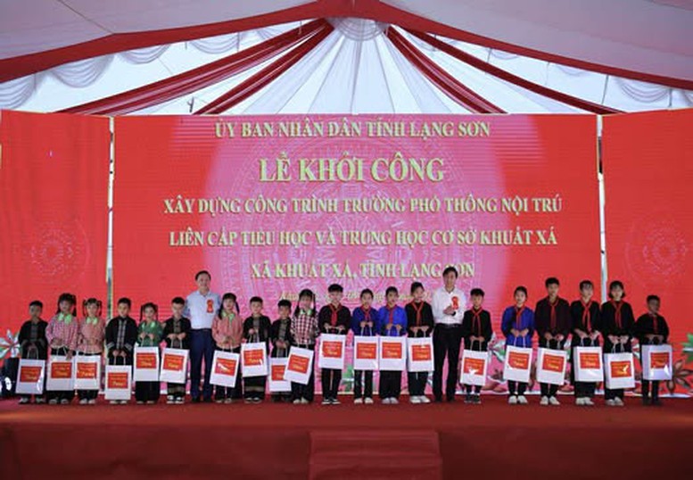Phó Thủ tướng Trần Hồng Hà dự lễ khởi công xây dựng Trường Phổ thông dân tộc nội trú liên cấp Khuất Xá, Lạng Sơn- Ảnh 2. Phó Thủ tướng Trần Hồng Hà dự lễ khởi công xây dựng Trường Phổ thông dân tộc nội trú liên cấp Khuất Xá, Lạng Sơn- Ảnh 2.