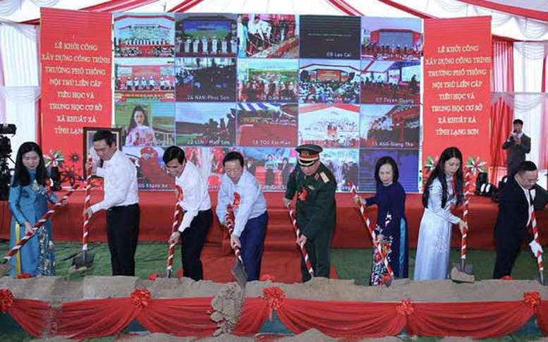 Phó Thủ tướng Trần Hồng Hà dự lễ khởi công xây dựng Trường Phổ thông dân tộc nội trú liên cấp Khuất Xá, Lạng Sơn