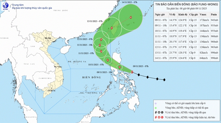 Bão Fung-Wong có gió giật tới 230 km/h: Ứng phó khẩn cấp của Philippines- Ảnh 1. Bão Fung-Wong có gió giật tới 230 km/h: Ứng phó khẩn cấp của Philippines- Ảnh 1.