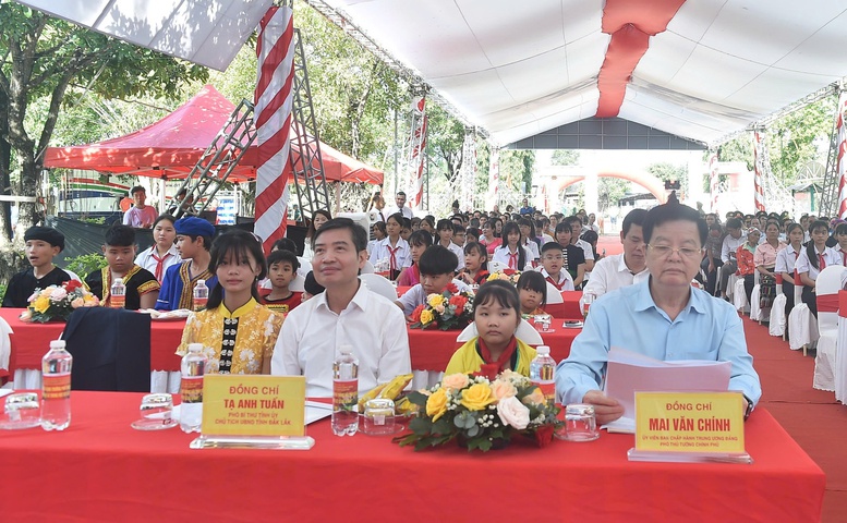 TRỰC TIẾP: Khởi công xây dựng các trường phổ thông nội trú tại các xã biên giới đất liền- Ảnh 9.