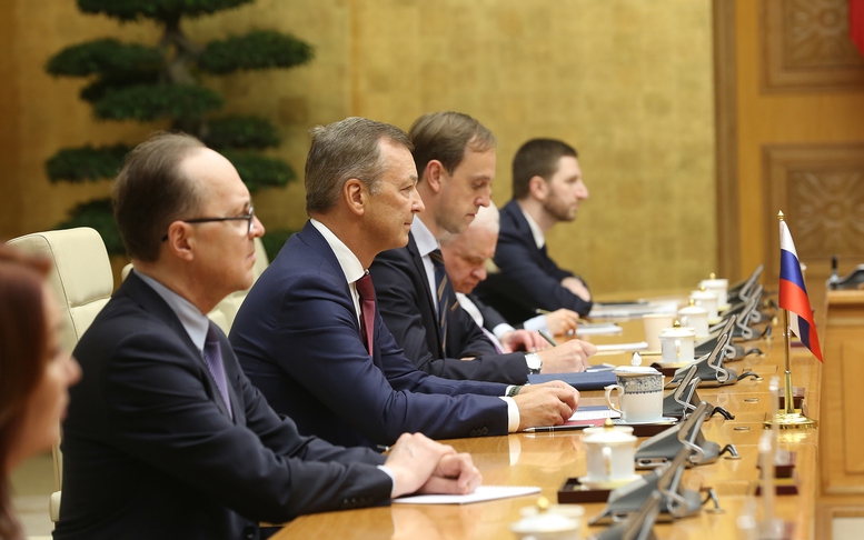 Phó Thủ tướng Trần Hồng Hà tiếp Phó Chủ tịch thứ nhất Hội đồng liên bang Quốc hội Liên bang Nga A.V. Yatskin- Ảnh 3. Phó Thủ tướng Trần Hồng Hà tiếp Phó Chủ tịch thứ nhất Hội đồng liên bang Quốc hội Liên bang Nga A.V. Yatskin- Ảnh 3.