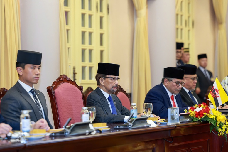 Chủ tịch nước Lương Cường hội đàm với Quốc vương Brunei- Ảnh 4. Chủ tịch nước Lương Cường hội đàm với Quốc vương Brunei- Ảnh 4.