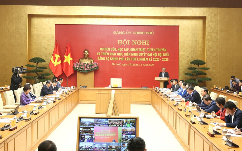 Quán triệt, triển khai thực hiện Nghị quyết Đại hội đại biểu Đảng bộ Chính phủ lần thứ I