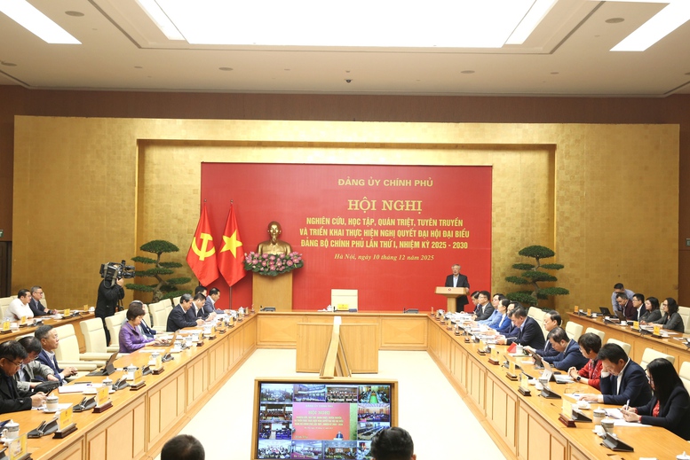 Quán triệt, triển khai thực hiện Nghị quyết Đại hội đại biểu Đảng bộ Chính phủ lần thứ I- Ảnh 2.