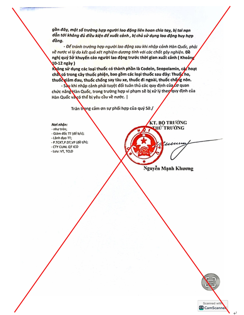 Giả mạo văn bản của Bộ Nội vụ để lừa đảo người lao động- Ảnh 3. Giả mạo văn bản của Bộ Nội vụ để lừa đảo người lao động- Ảnh 3.