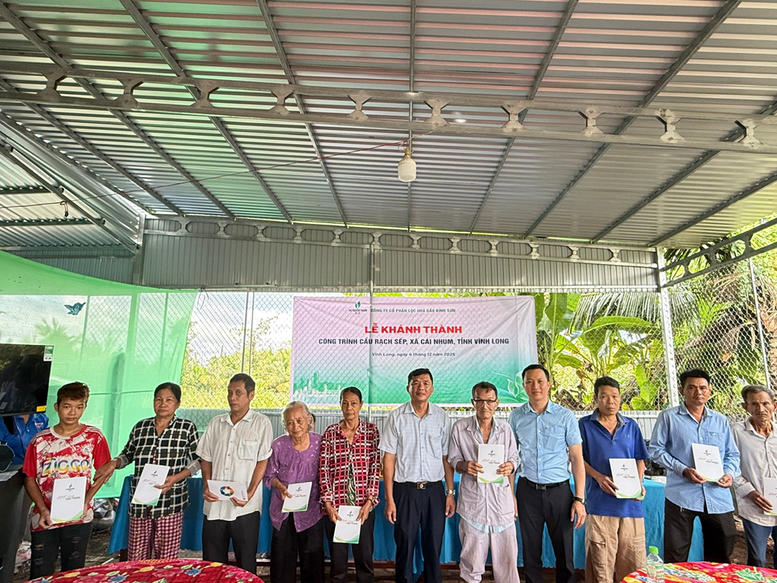 BSR khánh thành cầu giao thông nông thôn tại Vĩnh Long- Ảnh 2.