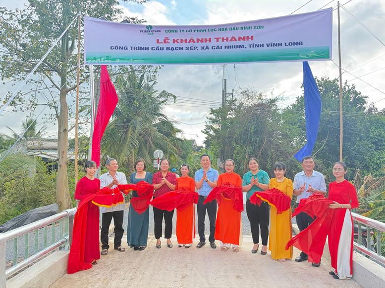 BSR khánh thành cầu giao thông nông thôn tại Vĩnh Long- Ảnh 1.