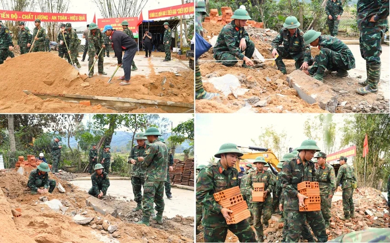 Xây dựng nhà ở sau lũ: Quân khu 5 phấn đấu hoàn thành tối thiểu 50% số nhà trước ngày 15/1/2026- Ảnh 4.