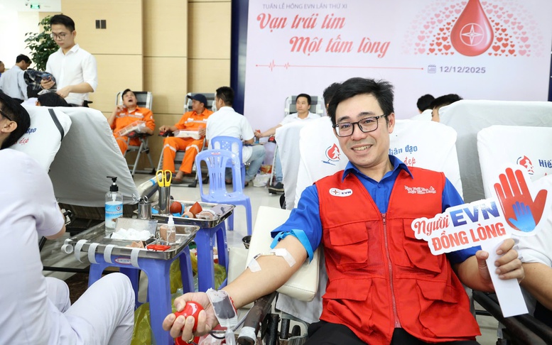 EVNCPC triển khai Tuần lễ hồng, hiến hơn 650 đơn vị máu