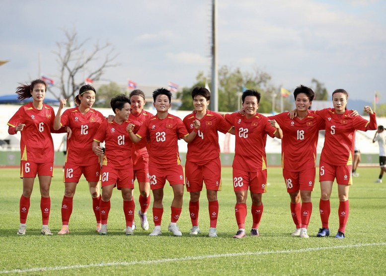 Thắng Indonesia 5-0, Đội tuyển nữ Việt Nam lần thứ 5 liên tiếp vào chung kết SEA Games - Ảnh 1. Thắng Indonesia 5-0, Đội tuyển nữ Việt Nam lần thứ 5 liên tiếp vào chung kết SEA Games - Ảnh 1.