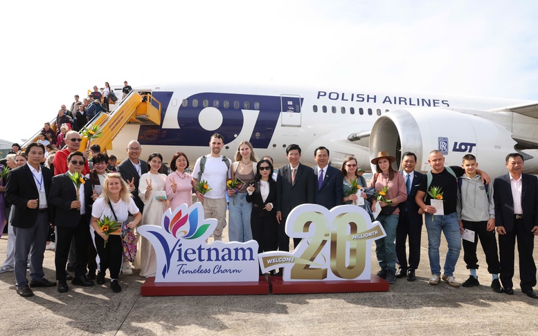 Việt Nam chính thức đón khách du lịch quốc tế thứ 20 triệu 