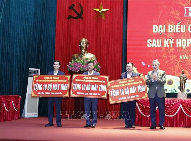 Tổng Bí thư Tô Lâm: Tập trung phát triển nông nghiệp xanh, giá trị cao, xây dựng kinh tế nông thôn hiện đại- Ảnh 7. Tổng Bí thư Tô Lâm: Tập trung phát triển nông nghiệp xanh, giá trị cao, xây dựng kinh tế nông thôn hiện đại- Ảnh 7.