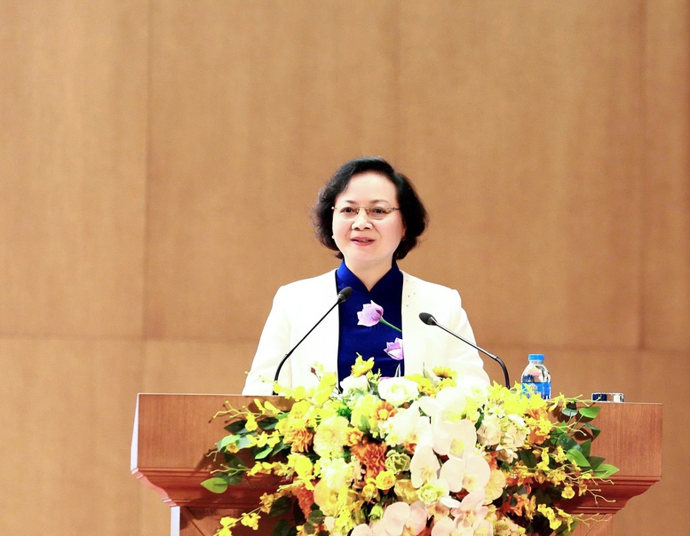 Phó Thủ tướng Phạm Thị Thanh Trà dự tổng kết nhiệm kỳ Quốc hội khóa XV của Đoàn ĐBQH tỉnh Lào Cai- Ảnh 2.