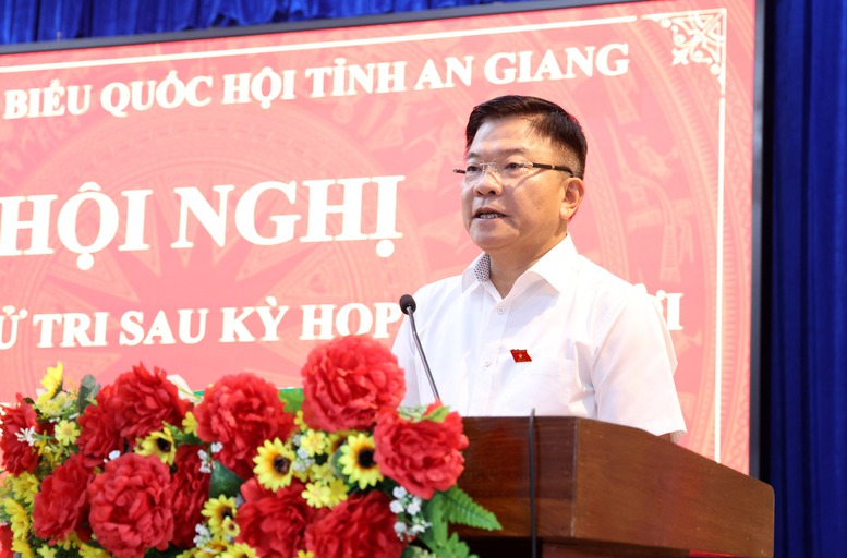 Phó Thủ tướng Lê Thành Long tiếp xúc cử tri An Giang- Ảnh 2.