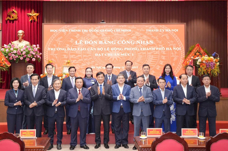 Trường Đào tạo cán bộ Lê Hồng Phong, Hà Nội đạt chuẩn Mức 1- Ảnh 4.