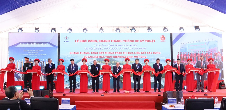 EVN khánh thành Nhà máy Thủy điện Hòa Bình mở rộng- Ảnh 1.