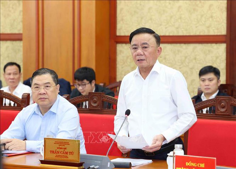 Thường trực Ban Bí thư chủ trì họp rà soát công tác tổ chức phục vụ Đại hội XIV của Đảng- Ảnh 1.