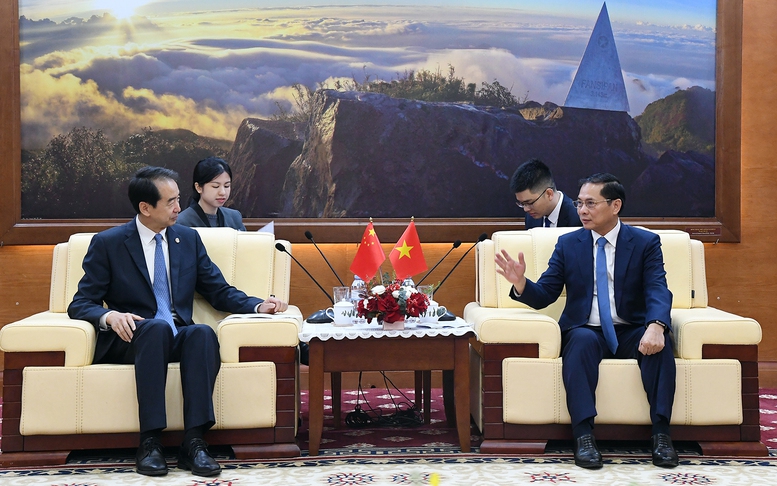 Phó Thủ tướng Bùi Thanh Sơn tiếp Đại sứ Trung Quốc Hà Vĩ