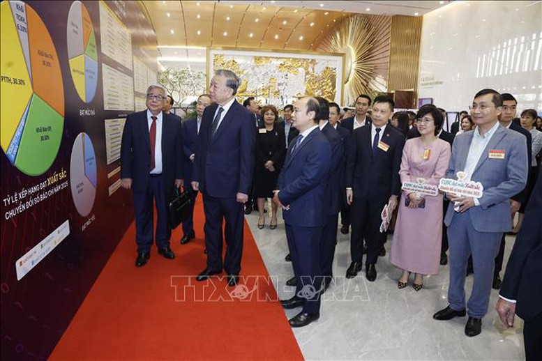 Tổng Bí thư Tô Lâm: Xây dựng đội ngũ cán bộ tuyên giáo và dân vận 'chuyên tâm, thạo việc'- Ảnh 5.