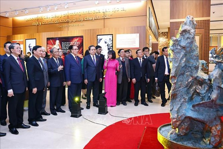 Chủ tịch Quốc hội Trần Thanh Mẫn dự Lễ khai trương Bảo tàng Quốc hội Việt Nam- Ảnh 1.