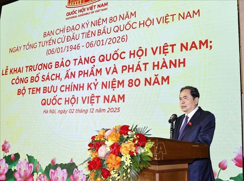 Chủ tịch Quốc hội Trần Thanh Mẫn dự Lễ khai trương Bảo tàng Quốc hội Việt Nam- Ảnh 2.