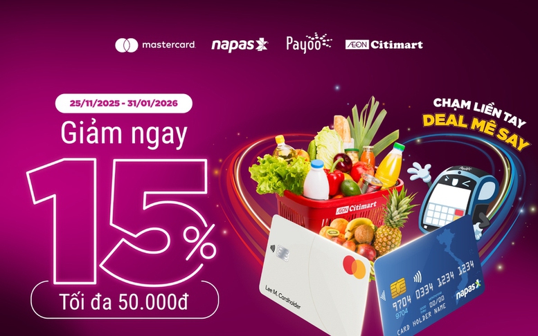 Thanh toán ‘chạm’ sôi động mùa mua sắm cùng NAPAS