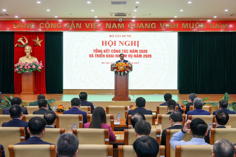 Thủ tướng: Ngành Xây dựng thực hiện "5 đảm bảo, 6 đột phá" để phát triển kết cấu hạ tầng đồng bộ, hiện đại- Ảnh 1.