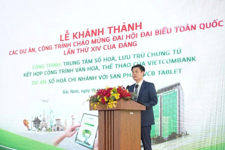 Vietcombank khánh thành 2 công trình chào mừng Đại hội XIV của Đảng- Ảnh 2.