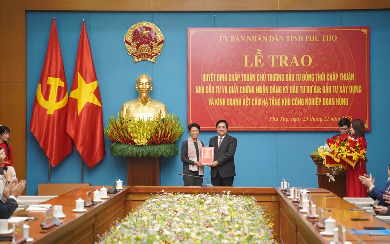 Phú Thọ tạo điều kiện tối đa cho dự án phát triển Khu công nghiệp bền vững của Amata