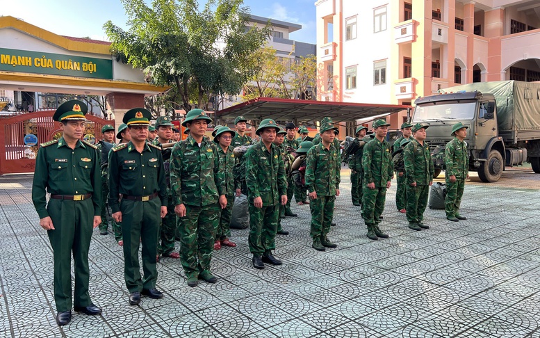 BĐBP Đà Nẵng xuất quân hỗ trợ xây dựng nhà ở cho nhân dân vùng biên giới