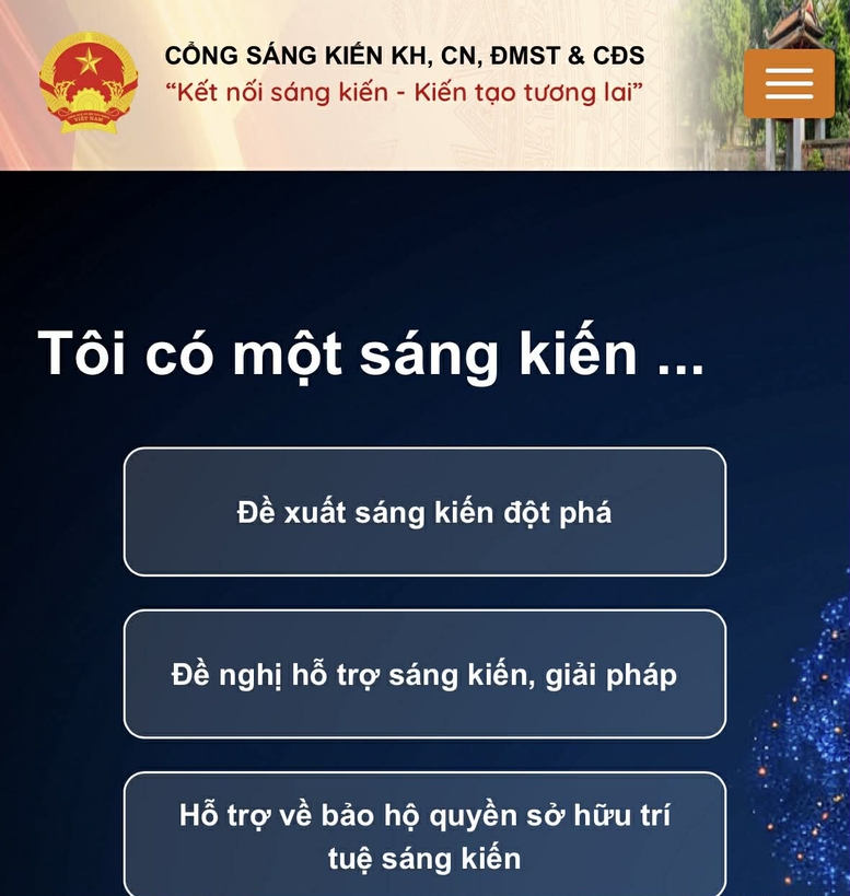 Tiếp nhận hơn 1.000 sáng kiến trên Cổng Sáng kiến KHCN và đổi mới sáng tạo- Ảnh 1.