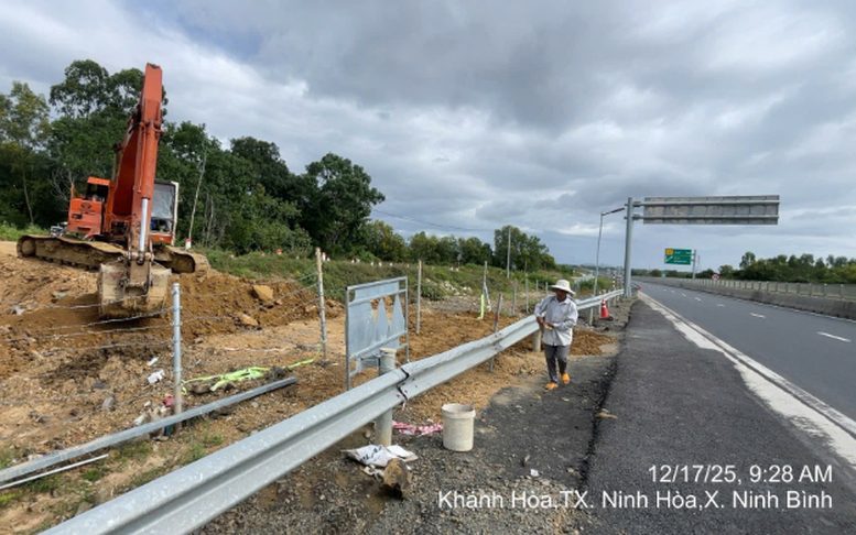 Khắc phục xong vi phạm tại trạm dừng nghỉ cao tốc Vân Phong - Nha Trang